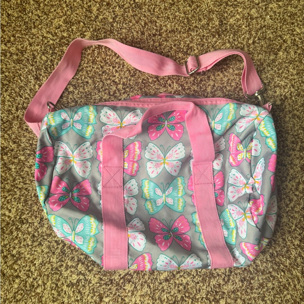Pottery Barn kids small duffle bag butterfly mackenzie